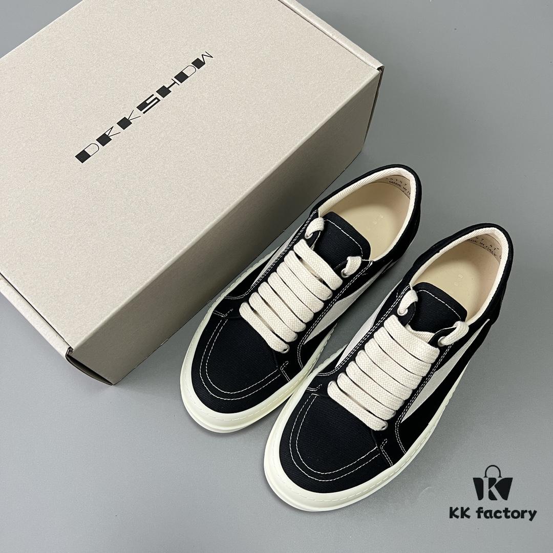 Rick Owens DRKSHDW-inspired Twill Low-top Vans Style