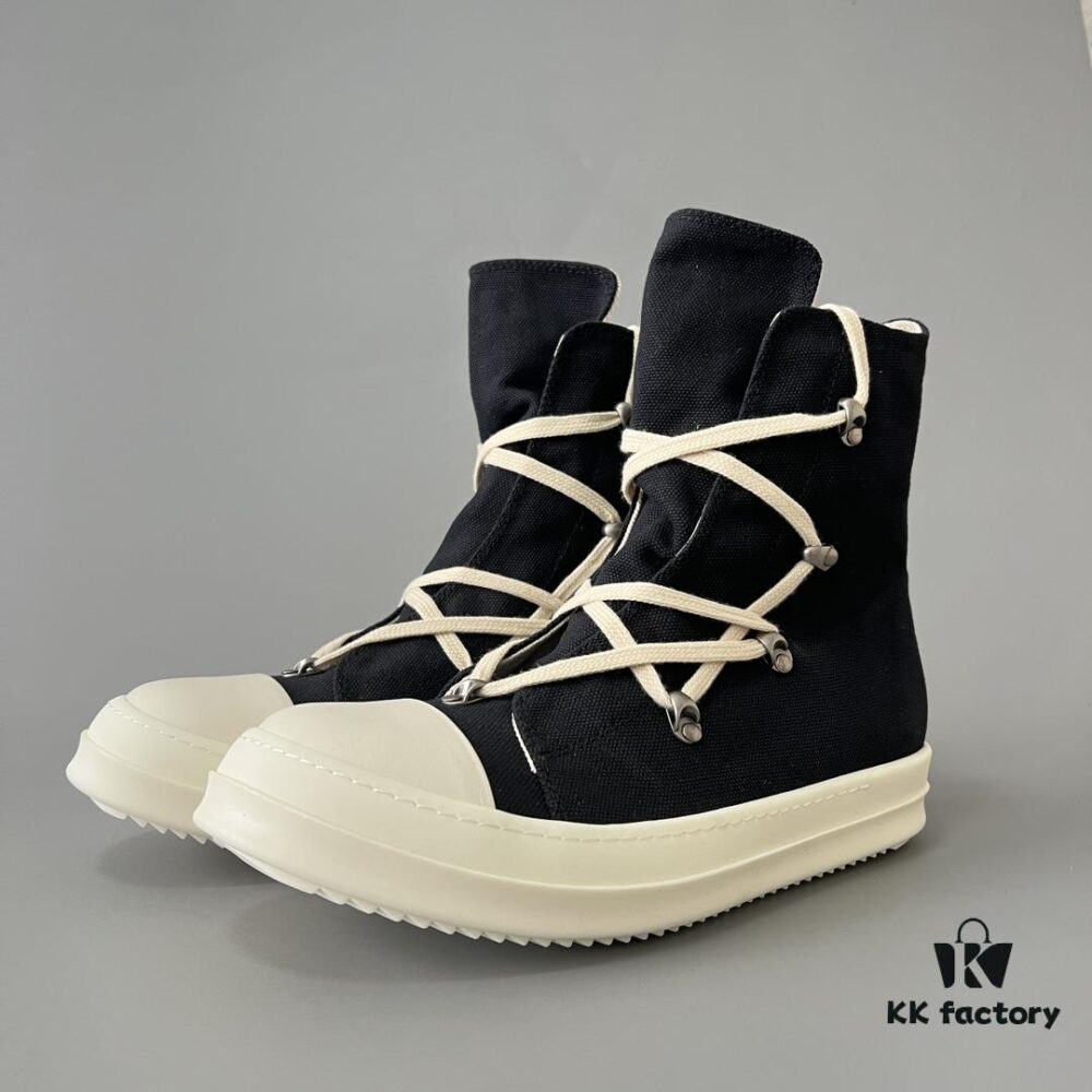 Rick Owens DRKSHDW Black Canvas Pentagram Star