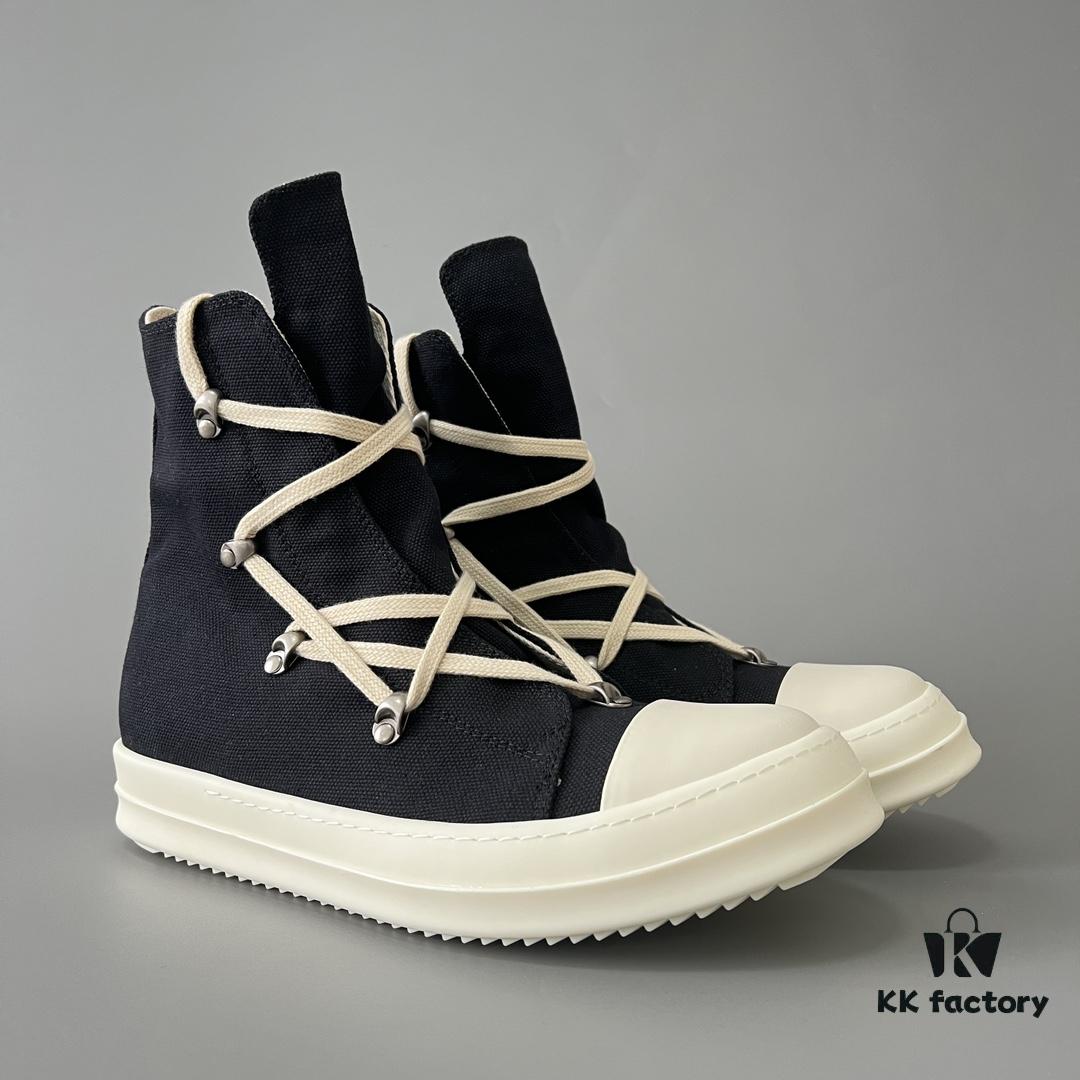 Rick Owens DRKSHDW Black Canvas Pentagram Star