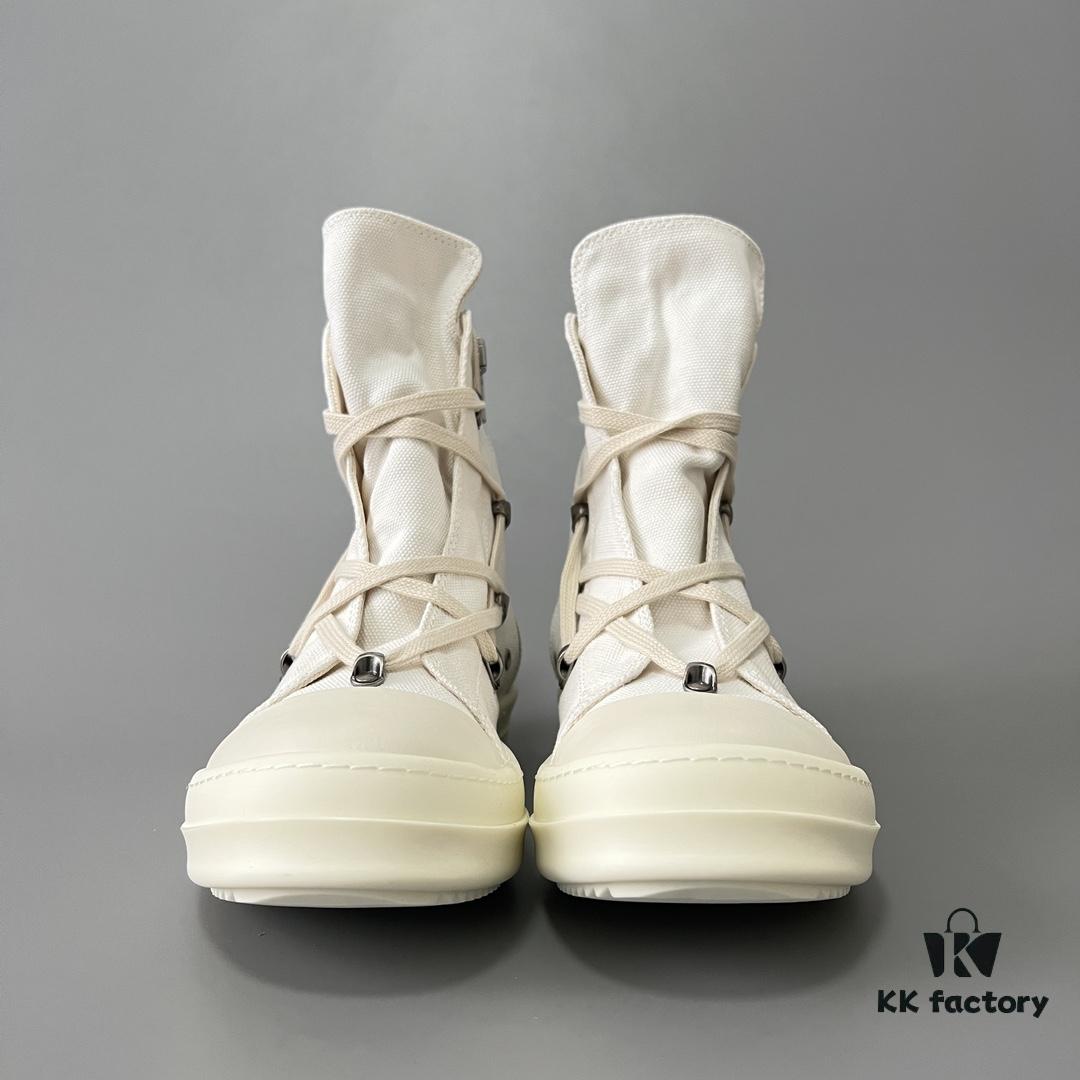 Rick Owens DRKSHDW All-White Canvas Pentagram Star