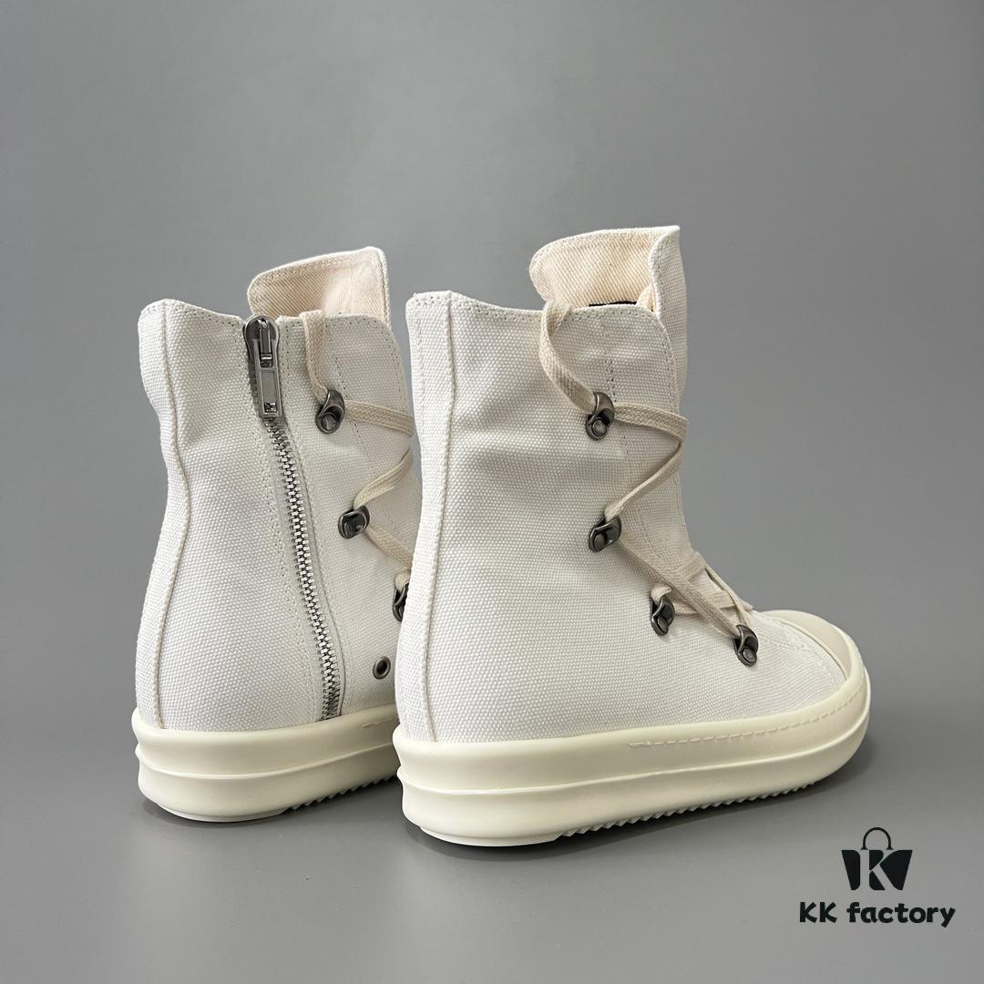 Rick Owens DRKSHDW All-White Canvas Pentagram Star