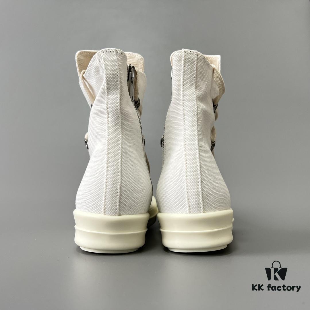 Rick Owens DRKSHDW All-White Canvas Pentagram Star