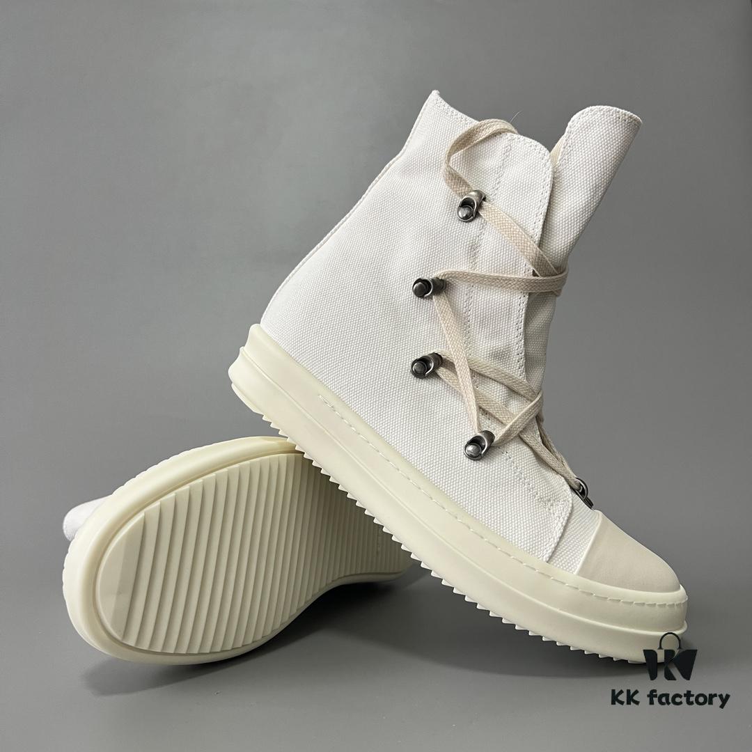 Rick Owens DRKSHDW All-White Canvas Pentagram Star