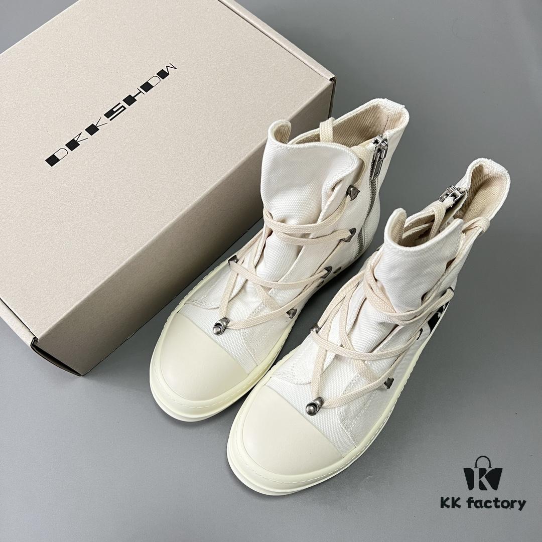 Rick Owens DRKSHDW All-White Canvas Pentagram Star