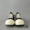 Rick Owens DRKSHDW Low-Cut Lace-Up Shoes with Vintage Wax Fabric