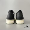 Rick Owens DRKSHDW Low-Cut Lace-Up Shoes with Vintage Wax Fabric