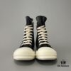 Rick Owens DRKSHDW High-Top Lace-Up Converse Style Shoes in Vintage Wax Canvas