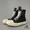 Rick Owens DRKSHDW High-Top Lace-Up Converse Style Shoes in Vintage Wax Canvas