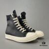 Rick Owens DRKSHDW High-Top Lace-Up Converse Style Shoes in Vintage Wax Canvas