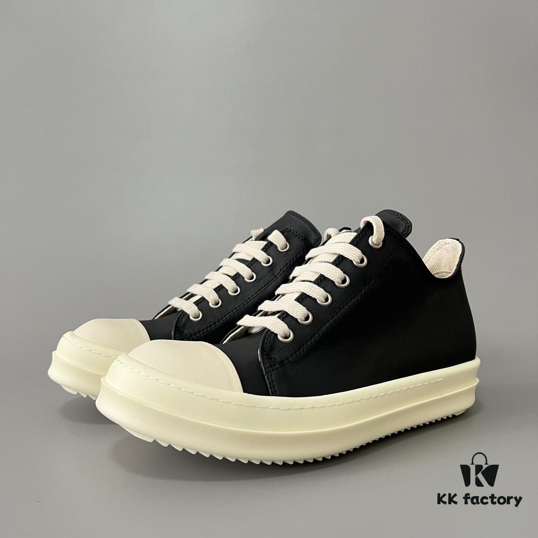 Rick Owens DRKSHDW Low-Top Black Nylon Composite
