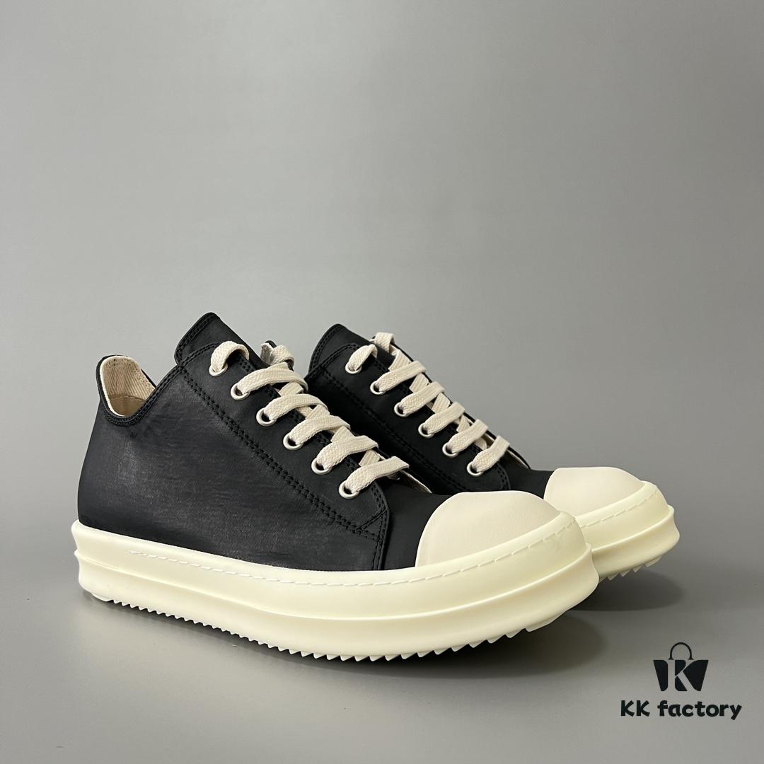 Rick Owens DRKSHDW Low-Top Black Nylon Composite