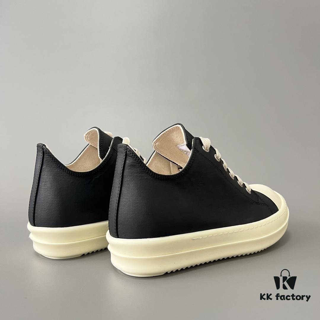 Rick Owens DRKSHDW Low-Top Black Nylon Composite