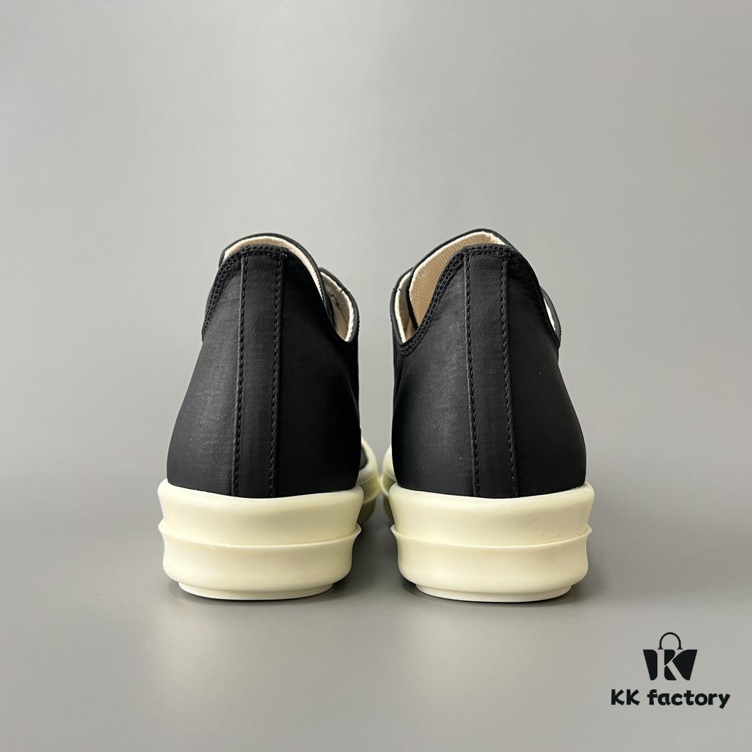 Rick Owens DRKSHDW Low-Top Black Nylon Composite