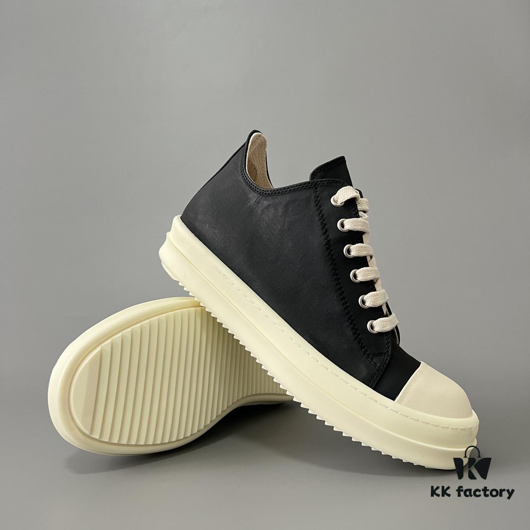 Rick Owens DRKSHDW Low-Top Black Nylon Composite