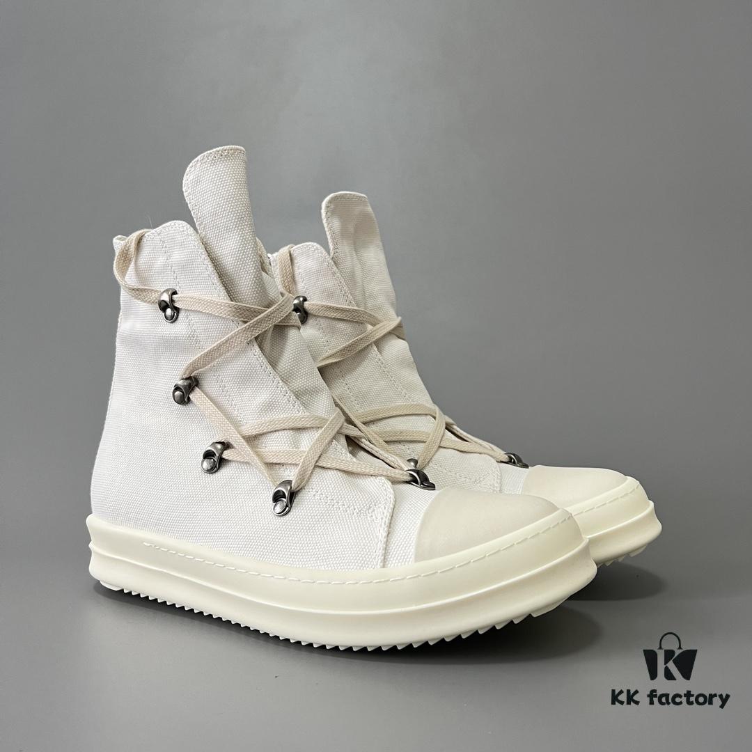Rick Owens DRKSHDW All-White Canvas Pentagram Star