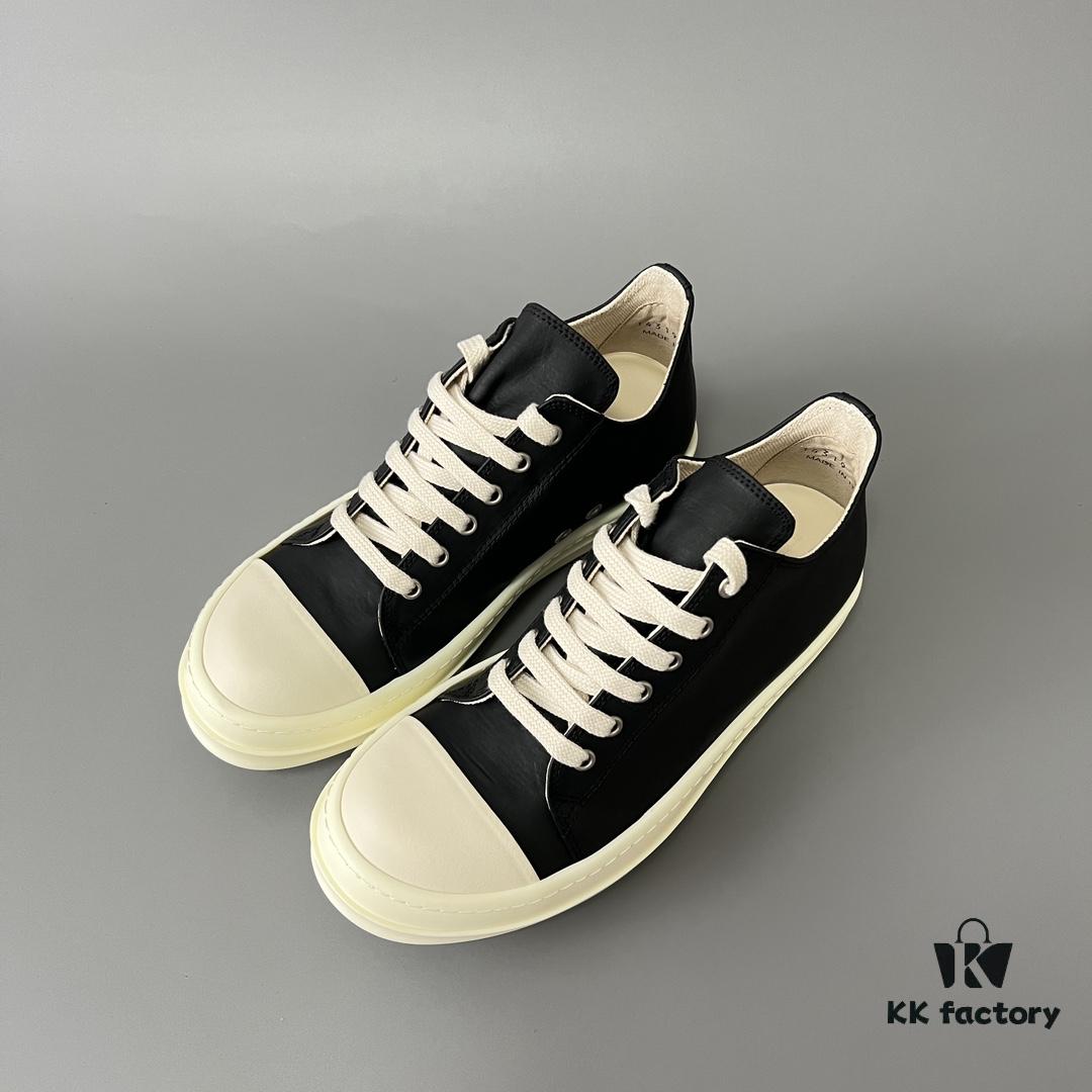 Rick Owens DRKSHDW Low-Top Black Nylon Composite