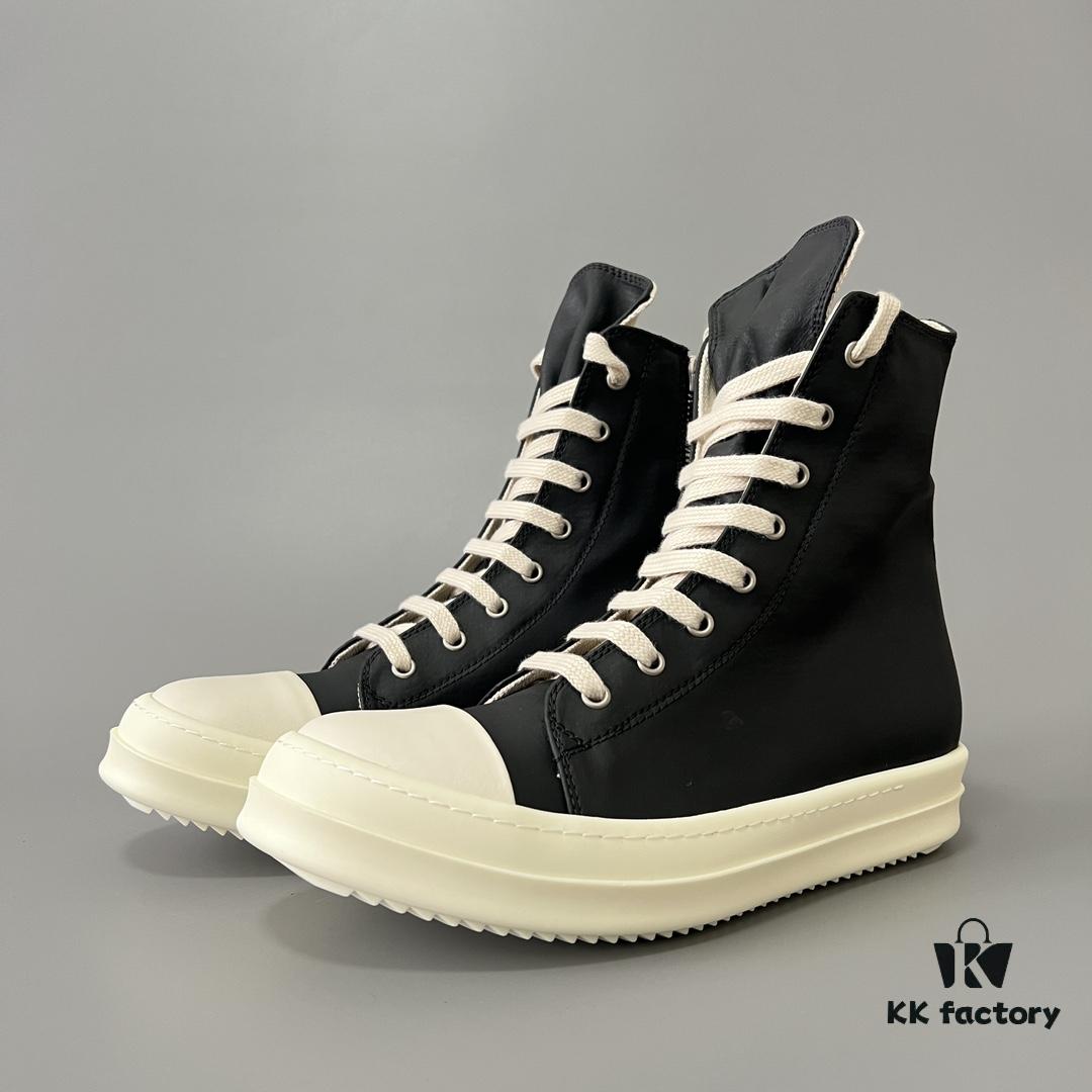 Rick Owens DRKSHDW High-Top Black Nylon Composite