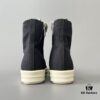 Rick Owens DRKSHDW Canvas High-top Lace-up Sneakers with Chunky Sole