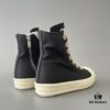 Rick Owens DRKSHDW Canvas High-top Lace-up Sneakers with Chunky Sole