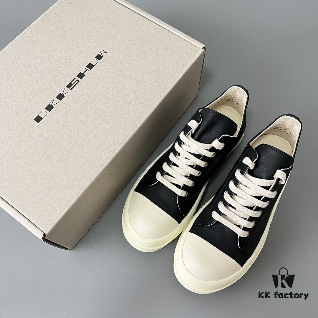 Rick Owens DRKSHDW Low-Top Black Nylon Composite