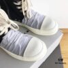 Rick Owens DRKSHDW High-Top Canvas Gray Wrinkle