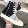 Rick Owens DRKSHDW High-Top Canvas White Crinkle