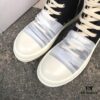 Rick Owens DRKSHDW High-Top Canvas White Crinkle