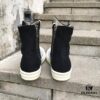 Rick Owens DRKSHDW High-Top Canvas White Crinkle