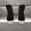 Rick Owens DRKSHDW All-Black Canvas High-Top Lace-Up Sneakers