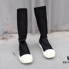 Rick Owens DRKSHDW Elastic Canvas Mid-Calf Boots