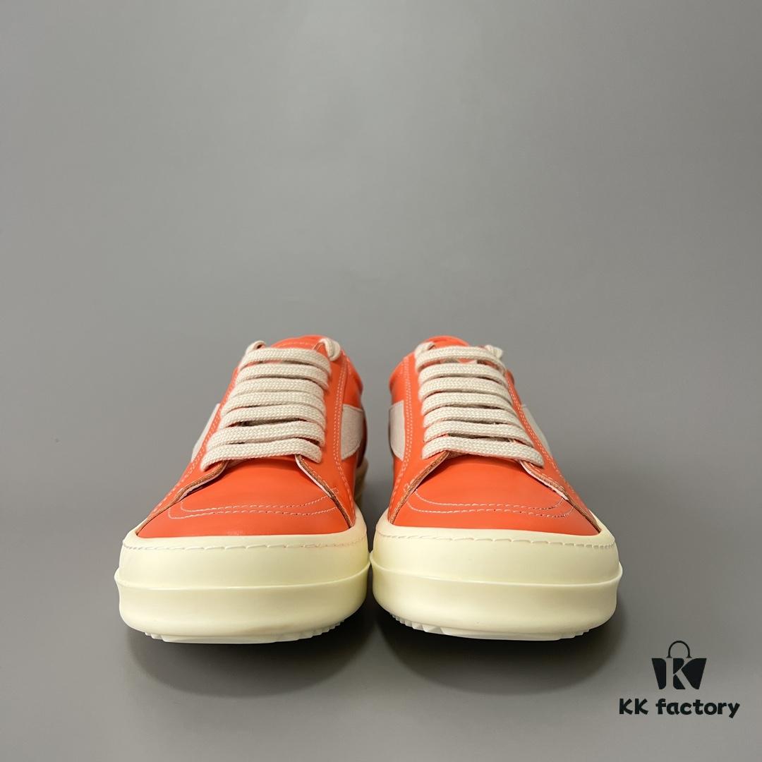RICK Owens Orange Suede Low-top Shoes Inspired by VANS