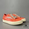 RICK Owens Orange Suede Low-top Shoes Inspired by VANS