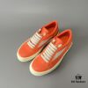 RICK Owens Orange Suede Low-top Shoes Inspired by VANS