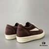 RICK Owens Brown Suede Low-top Shoes Inspired by VANS Design