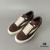 RICK Owens Brown Suede Low-top Shoes Inspired by VANS Design