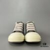 Rick Owens 2022 New Chunky Lace Series - Mainline Grey Low-Cut Leather Lace-Up Shoes