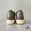 Rick Owens 2022 New Chunky Lace Series - Mainline Grey Low-Cut Leather Lace-Up Shoes