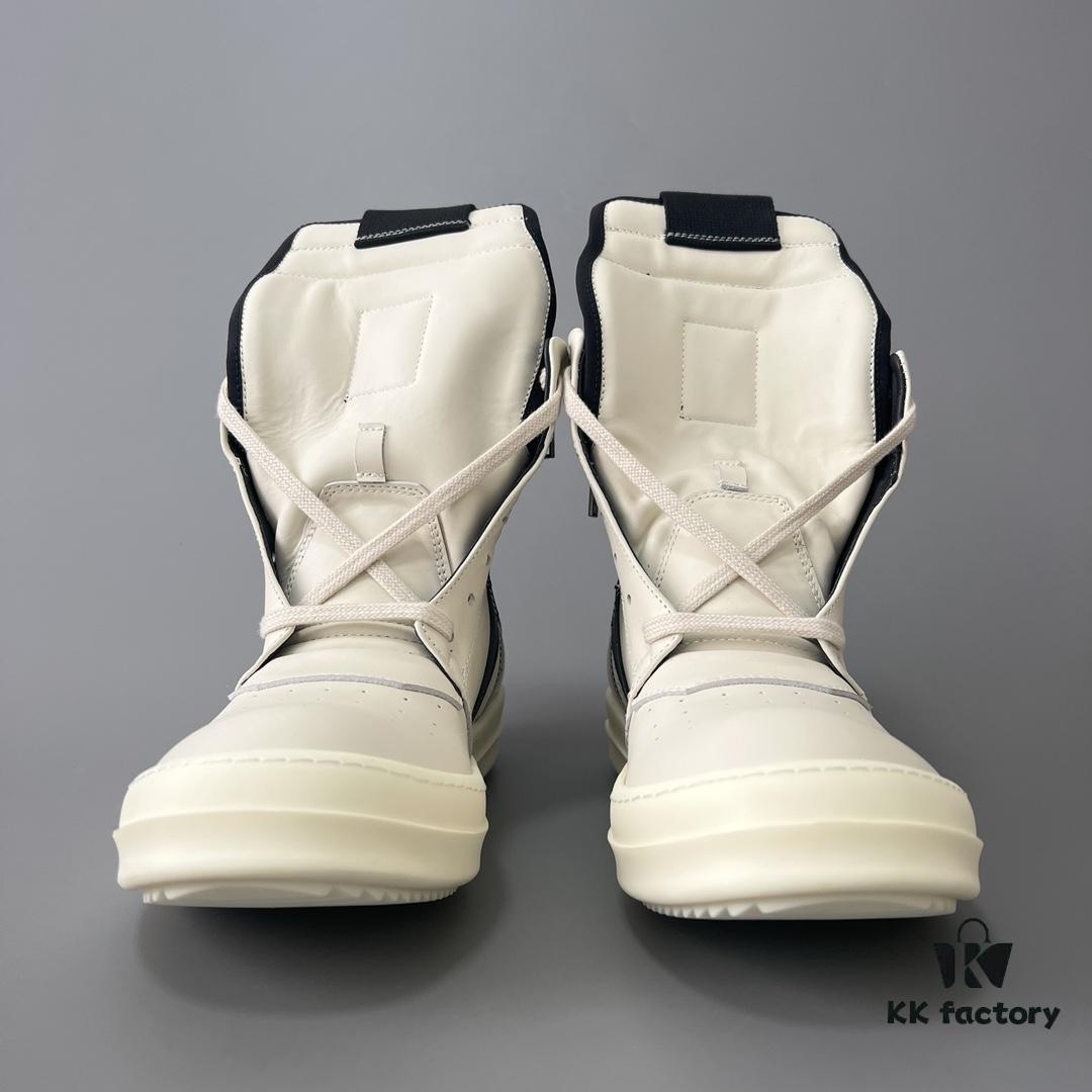 Rick Owens White Black Inverted Triangle