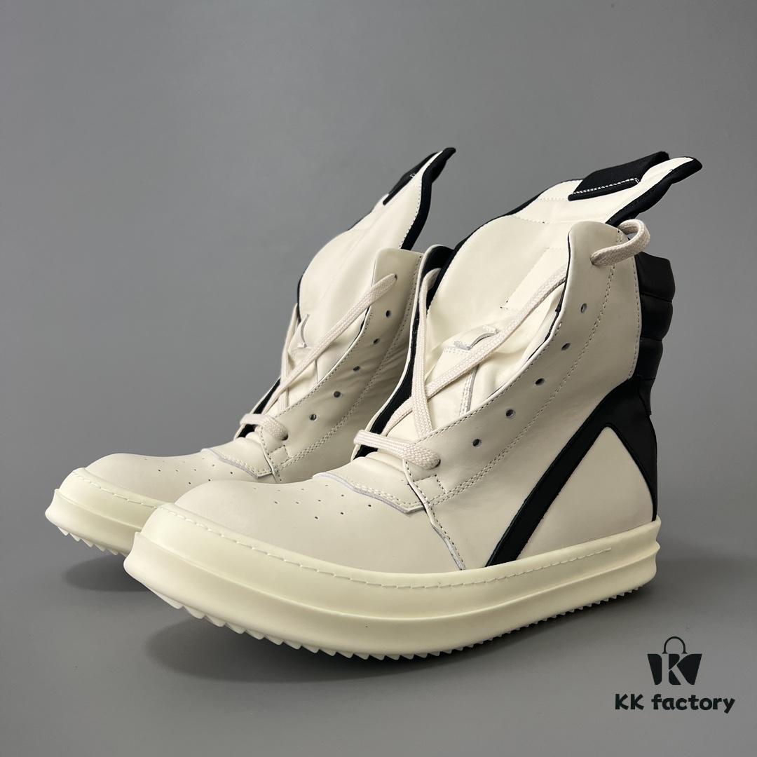 Rick Owens White Black Inverted Triangle