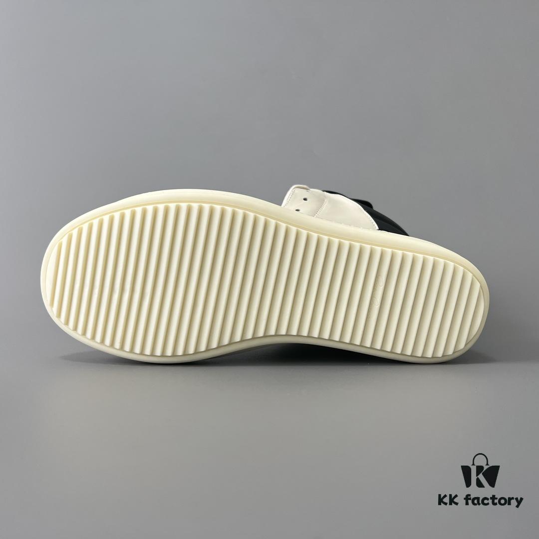 Rick Owens White Black Inverted Triangle