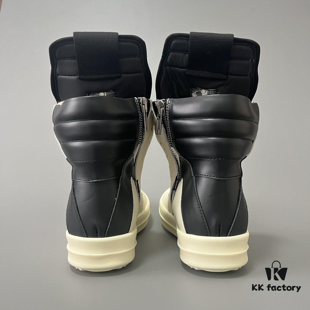 Rick Owens White Black Inverted Triangle