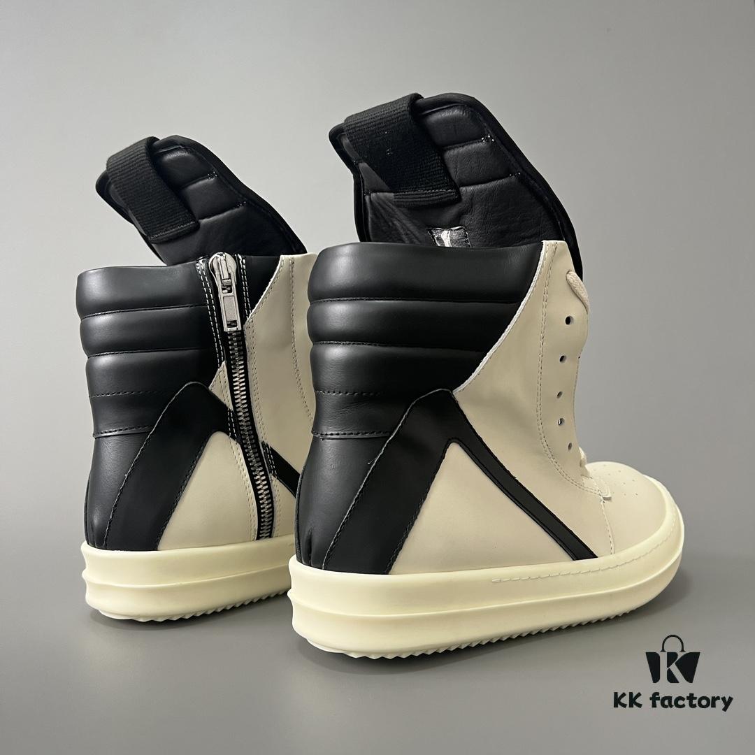 Rick Owens White Black Inverted Triangle
