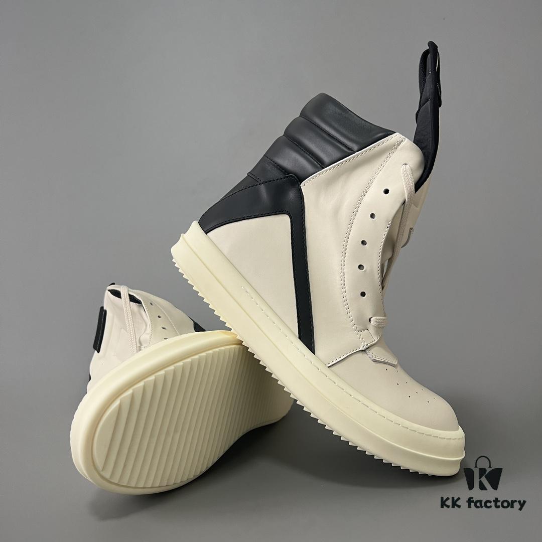 Rick Owens White Black Inverted Triangle