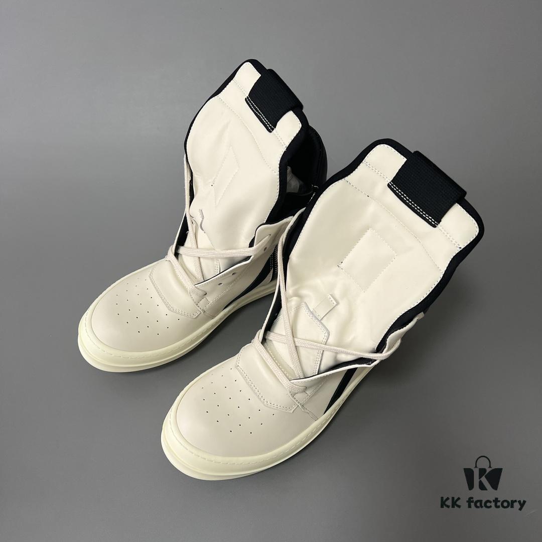 Rick Owens White Black Inverted Triangle