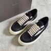 RICKOwens Full-Grain Calfskin Low-Cut Shoes Inspired by VANS Design