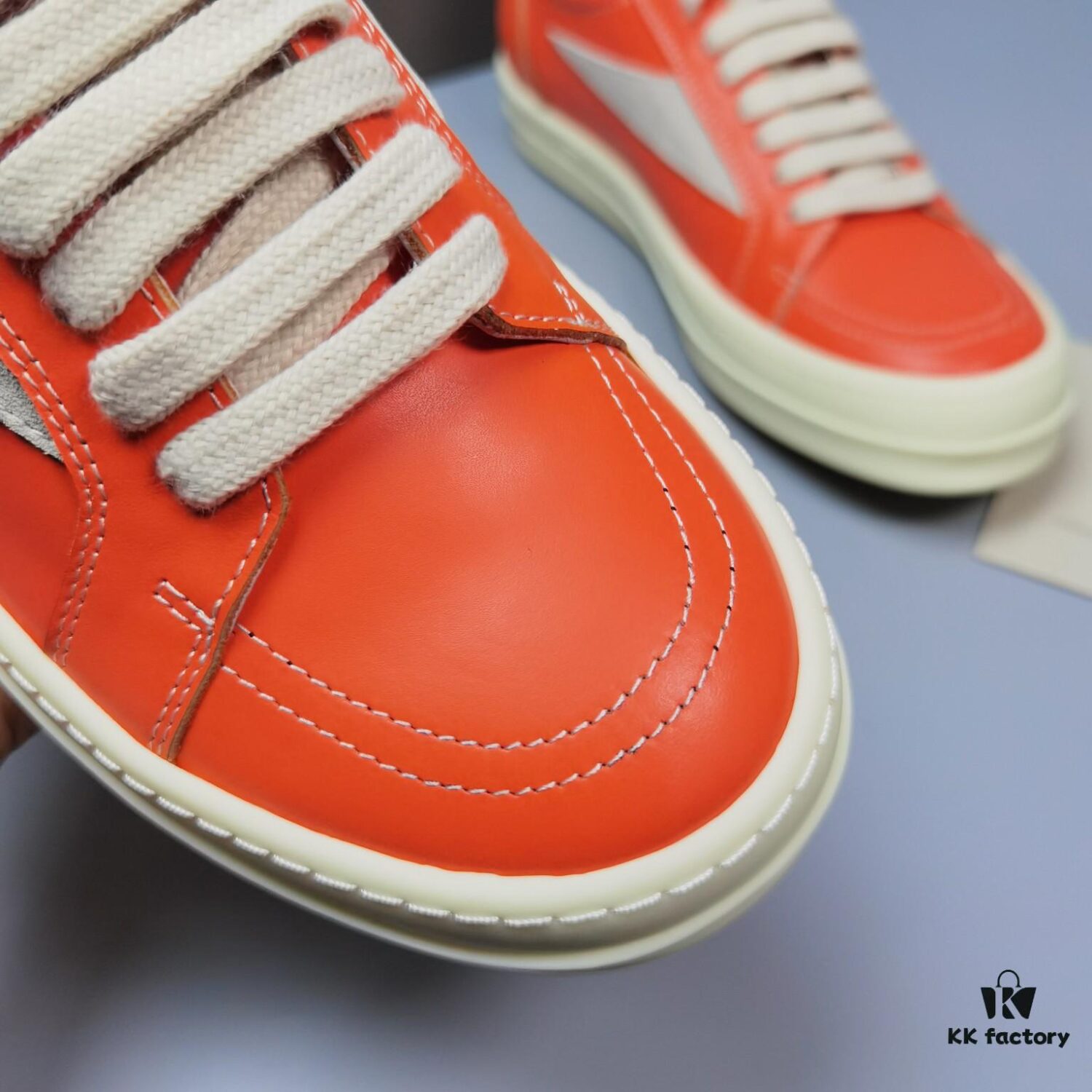 RICK Owens Orange Suede Low-top Shoes Inspired by VANS