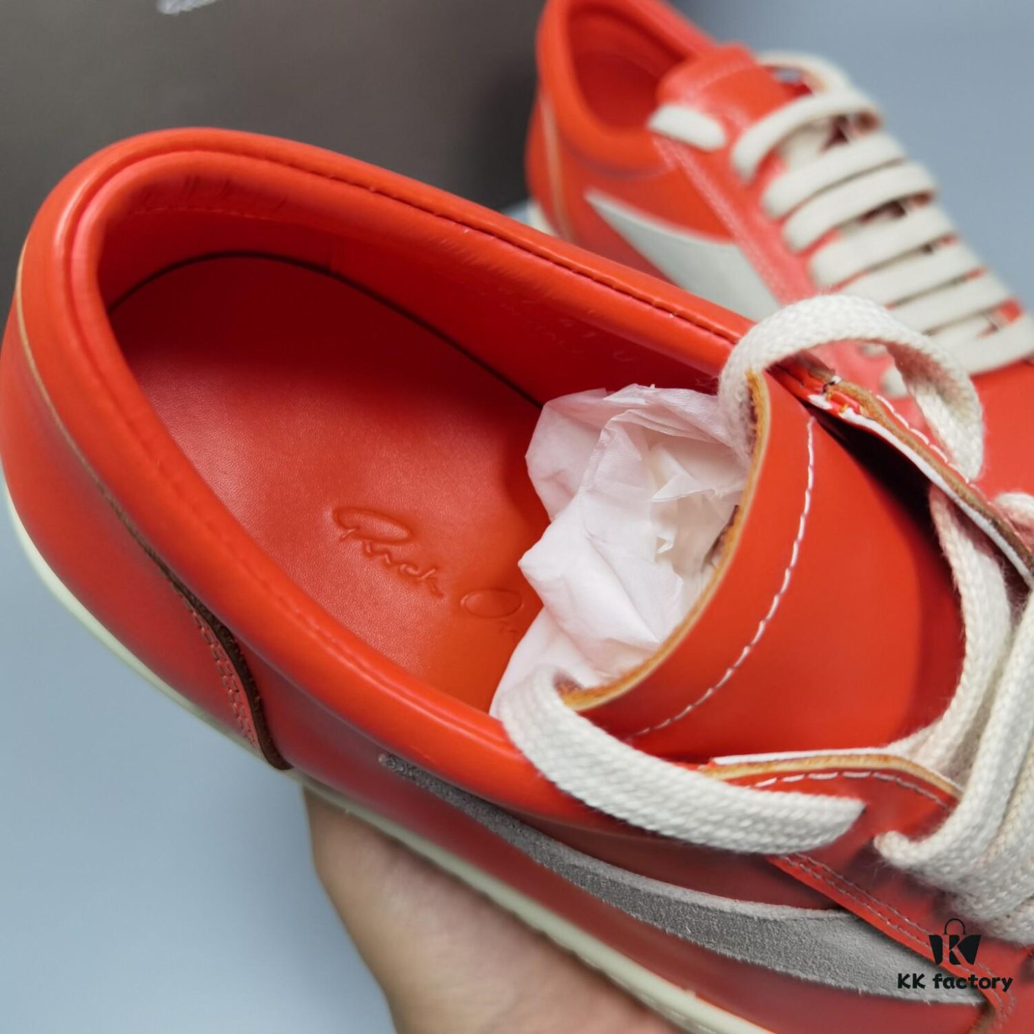 RICK Owens Orange Suede Low-top Shoes Inspired by VANS