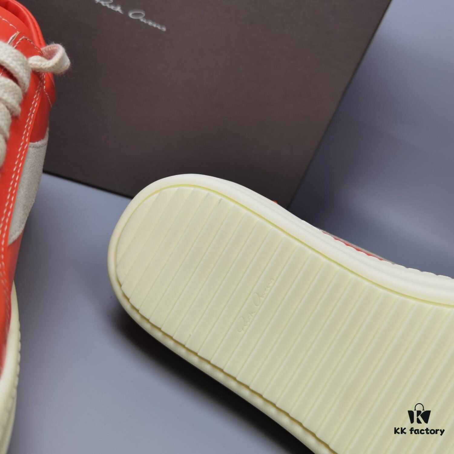 RICK Owens Orange Suede Low-top Shoes Inspired by VANS