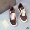 RICK Owens Brown Suede Low-top Shoes Inspired by VANS Design