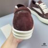 RICK Owens Brown Suede Low-top Shoes Inspired by VANS Design
